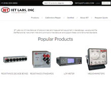 Tablet Screenshot of ietlabs.com